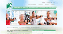 Desktop Screenshot of kurse.btvonline.de